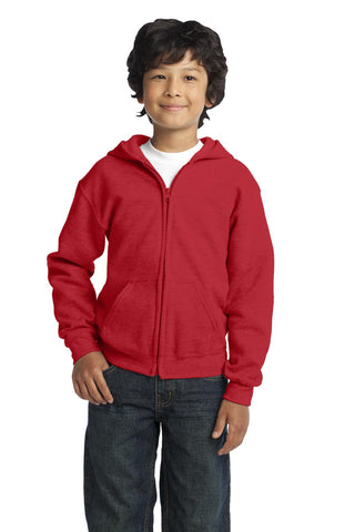 Gildan Youth Heavy Blend Full-Zip Hooded Sweatshirt 18600B