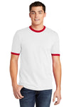 American Apparel  Fine Jersey Ringer T-Shirt 2410W