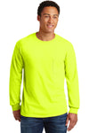 Gildan - Ultra Cotton 100 Cotton Long Sleeve T-Shirt with Pocket  2410