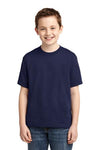 JERZEES?? - Youth Dri-Power?? 50/50 Cotton/Poly T-Shirt Navy.49290