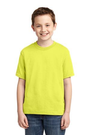 JERZEES?? - Youth Dri-Power?? 50/50 Cotton/Poly T-Shirt Neon Yellow.41379
