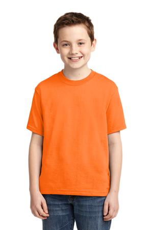 JERZEES?? - Youth Dri-Power?? 50/50 Cotton/Poly T-Shirt Safety Orange.44628