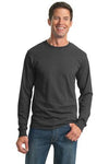 JERZEES?? - Dri-Power?? 50/50 Cotton/Poly Long Sleeve T-Shirt Charcoal Grey.3575