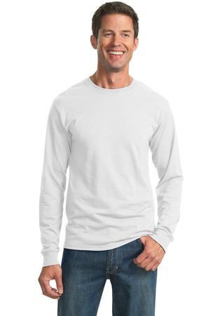 JERZEES?? - Dri-Power?? 50/50 Cotton/Poly Long Sleeve T-Shirt White.20702