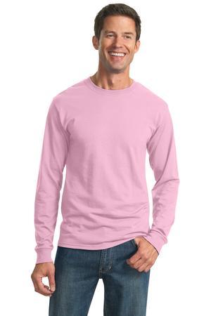 JERZEES?? - Dri-Power?? 50/50 Cotton/Poly Long Sleeve T-Shirt Classic Pink.28114