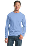 JERZEES?? - Dri-Power?? 50/50 Cotton/Poly Long Sleeve T-Shirt Light Blue.22776