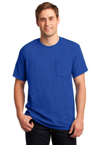 JERZEES -  Dri-Power 5050 CottonPoly Pocket T-Shirt  29MP
