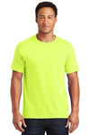 JERZEES?? -  Dri-Power?? 50/50 Cotton/Poly T-Shirt Safety Green.15557