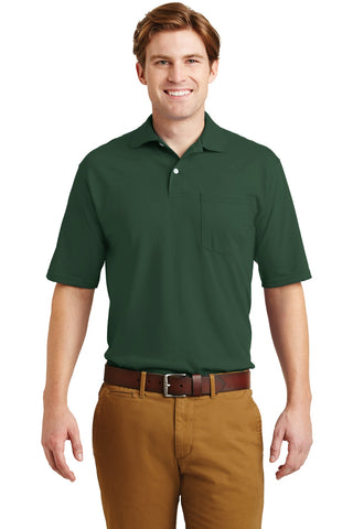 JERZEES -SpotShield 54-Ounce Jersey Knit Sport Shirt with Pocket 436MP