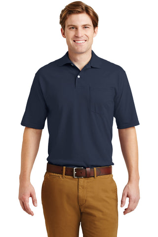 JERZEES -SpotShield 54-Ounce Jersey Knit Sport Shirt with Pocket 436MP