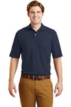 JERZEES?? -SpotShieldŸ?? 5.6-Ounce Jersey Knit Sport Shirt with Pocket Navy.4872