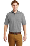 JERZEES?? -SpotShieldŸ?? 5.6-Ounce Jersey Knit Sport Shirt with Pocket Oxford.4019