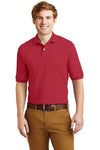 JERZEES?? - SpotShieldŸ?? 5.6-Ounce Jersey Knit Sport Shirt True Red.11418