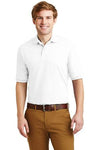 JERZEES?? - SpotShieldŸ?? 5.6-Ounce Jersey Knit Sport Shirt White.7487