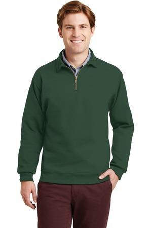 JERZEES?? SUPER SWEATS?? NuBlend?? - 1/4-Zip Sweatshirt with Cadet Collar Forest Green.32981