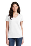 Gildan Ladies Heavy Cotton 100 Cotton V-Neck T-Shirt 5V00L