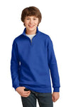 JERZEES?? Youth NuBlend?? 1/4-Zip Cadet Collar Sweatshirt Royal.1566