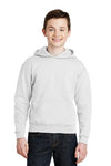 JERZEES?? - Youth NuBlend?? Pullover Hooded Sweatshirt White.30651