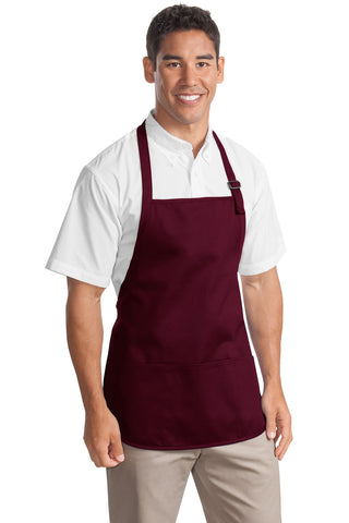 Port Authority   Medium-Length Apron with Pouch Pockets   A510