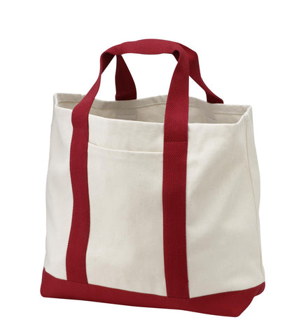 Port Authority   - Ideal Twill Two-Tone Shopping Tote   B400