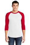 American Apparel  Poly-Cotton 34-Sleeve Raglan T-Shirt BB453W