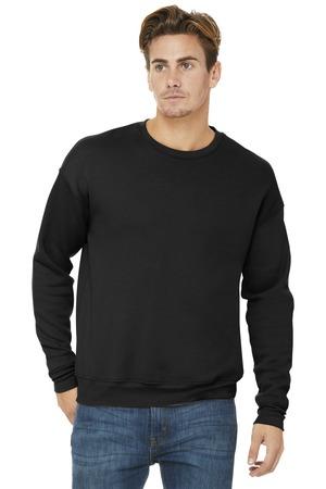 BELLA+CANVAS Unisex Sponge Fleece Drop Shoulder Sweatshirt Black.46053