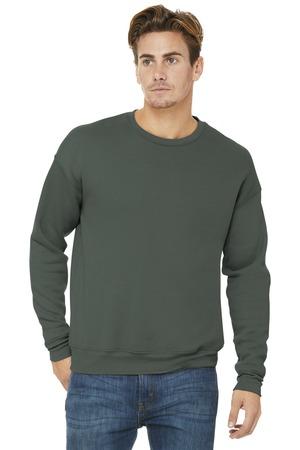 BELLA+CANVAS Unisex Sponge Fleece Drop Shoulder Sweatshirt Military Green.45106