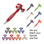 Hover Fidget Spinner Top Plunge-Action Pen