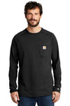 Carhartt Force Cotton Delmont Long Sleeve T-Shirt Black.28780