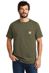 Carhartt Force Cotton Delmont Short Sleeve T-Shirt Moss.24469