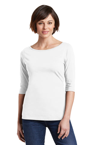 District Womens Perfect Weight 34-Sleeve Tee DM107L