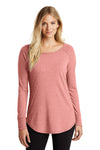 District  Womens Perfect Tri  Long Sleeve Tunic Tee DT132L