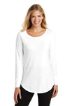 District  Womens Perfect Tri  Long Sleeve Tunic Tee DT132L