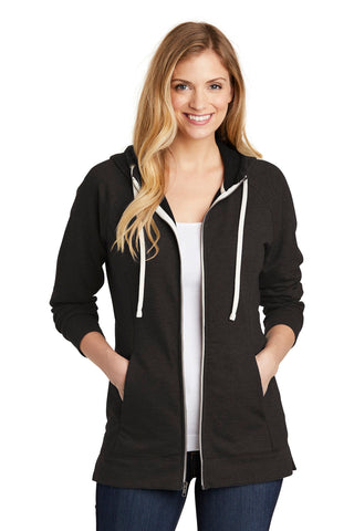 District  Womens Perfect Tri  French Terry Full-Zip Hoodie DT456