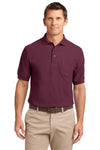 Port Authority   Silk Touch    Polo with Pocket   K500P