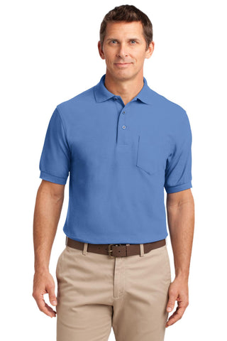 Port Authority   Silk Touch    Polo with Pocket   K500P