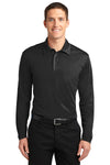 Port Authority   Silk Touch    Performance Long Sleeve Polo  K540LS