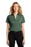 Port Authority    Ladies Heathered Silk Touch     Performance Polo  LK542