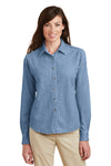 Port  Company - Ladies Long Sleeve Value Denim Shirt  LSP10