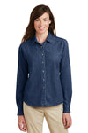 Port  Company - Ladies Long Sleeve Value Denim Shirt  LSP10