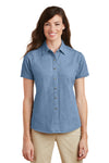 Port  Company - Ladies Short Sleeve Value Denim Shirt  LSP11