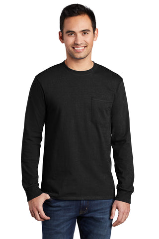 Port  Company Tall Long Sleeve Essential Pocket Tee PC61LSPT
