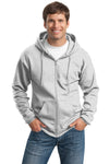 Port  Company Tall Essential Fleece Full-Zip Hooded Sweatshirt PC90ZHT