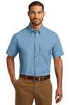 Port Authority   Short Sleeve Carefree Poplin Shirt  W101