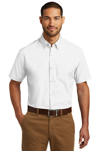 Port Authority   Short Sleeve Carefree Poplin Shirt  W101