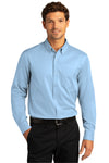 Port Authority   Long Sleeve SuperPro React    Twill Shirt  W808