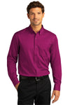 Port Authority   Long Sleeve SuperPro React    Twill Shirt  W808