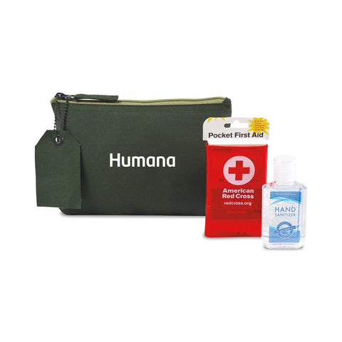 American Red Cross Pocket First Aid and Hand Sanitizer Bundle