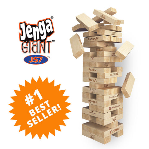 JENGA® GIANT™ CUSTOM™ 5' JS7 ENGRAVED AND PERSONALIZED